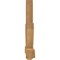 Ekena Millwork Kennewick Rough Sawn Timber Gable Bracket, Western Red Cedar, 48"W x 32"H x 4"D x 4"F, 16/12 Pitch GBW048X32X0404KEN00RWR - alternate 2